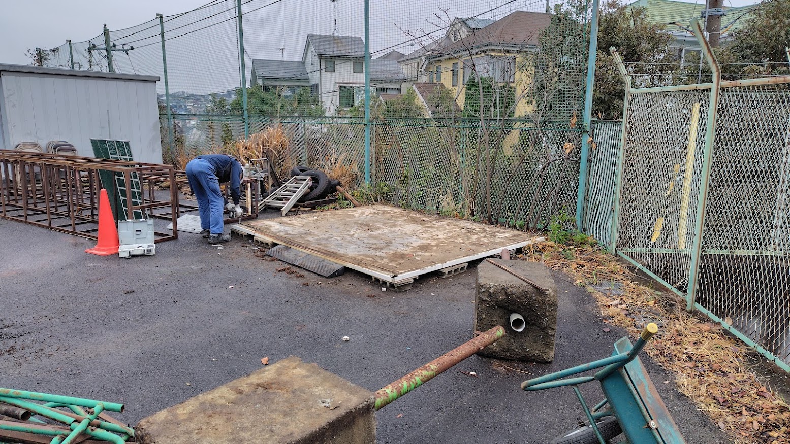 2025/12/26の解体状況：解体の様子