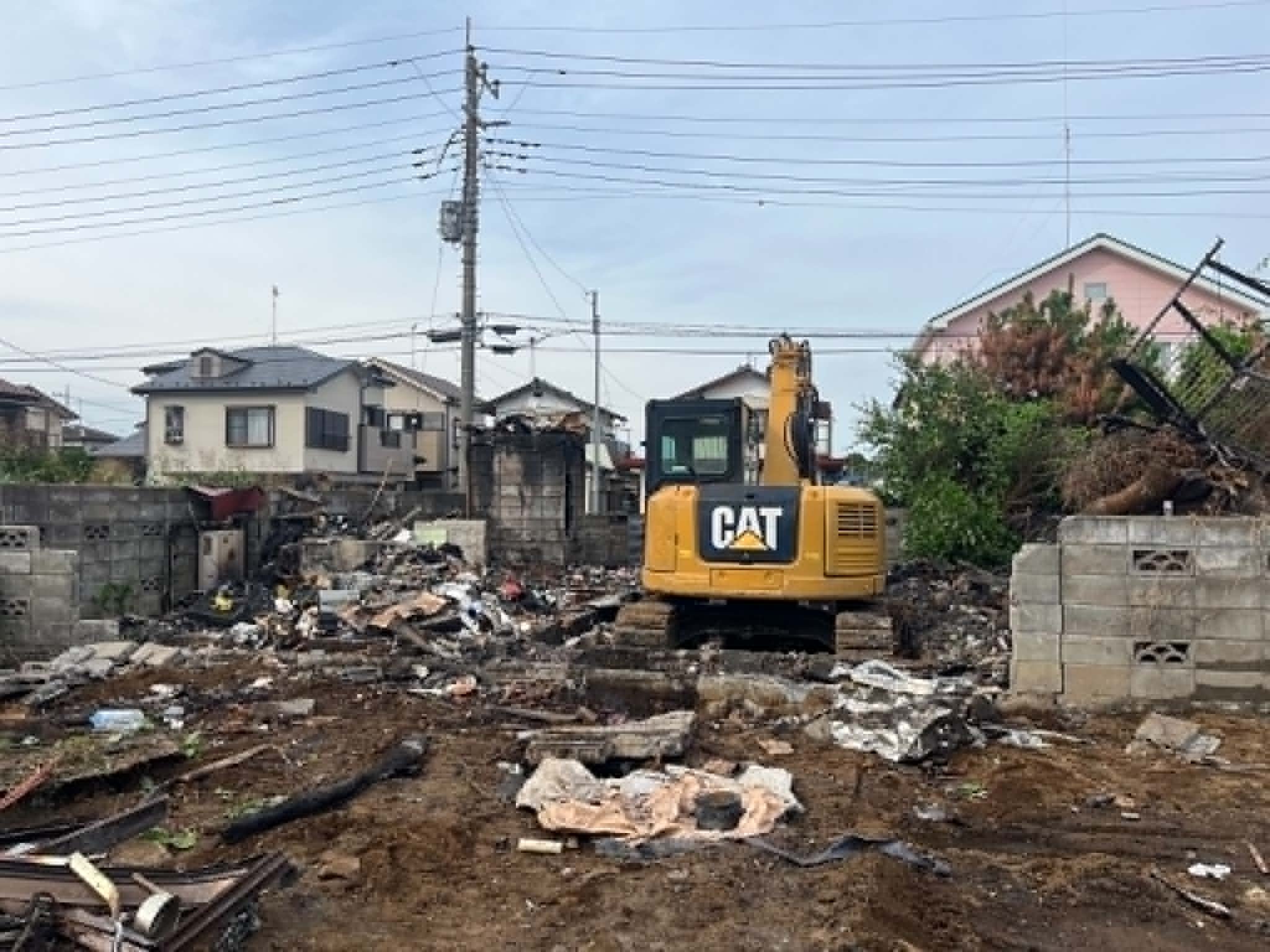 2026/08/01の解体状況：上屋重機解体
