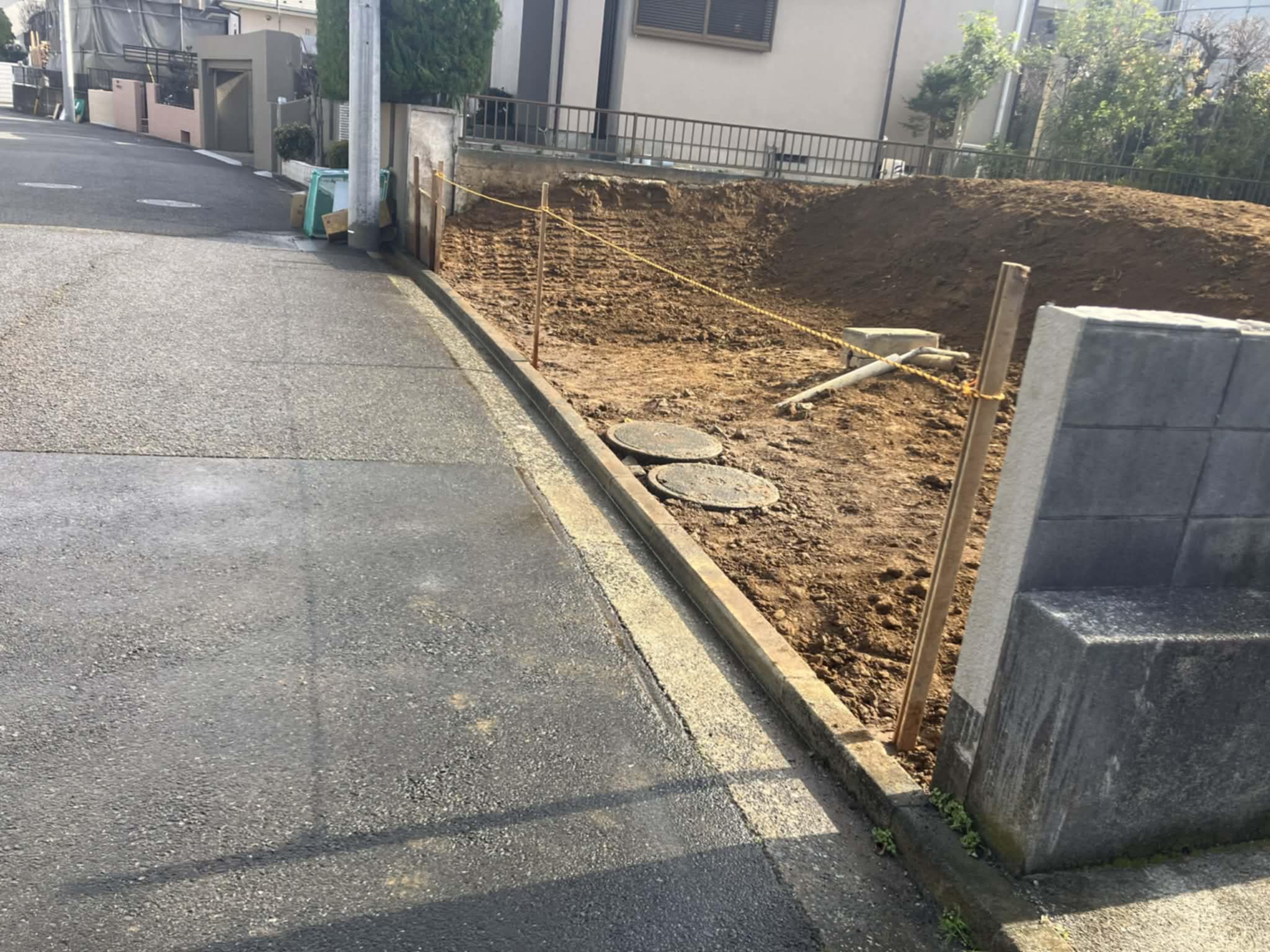 2026/01/15の解体状況：清掃、トラロープ設置