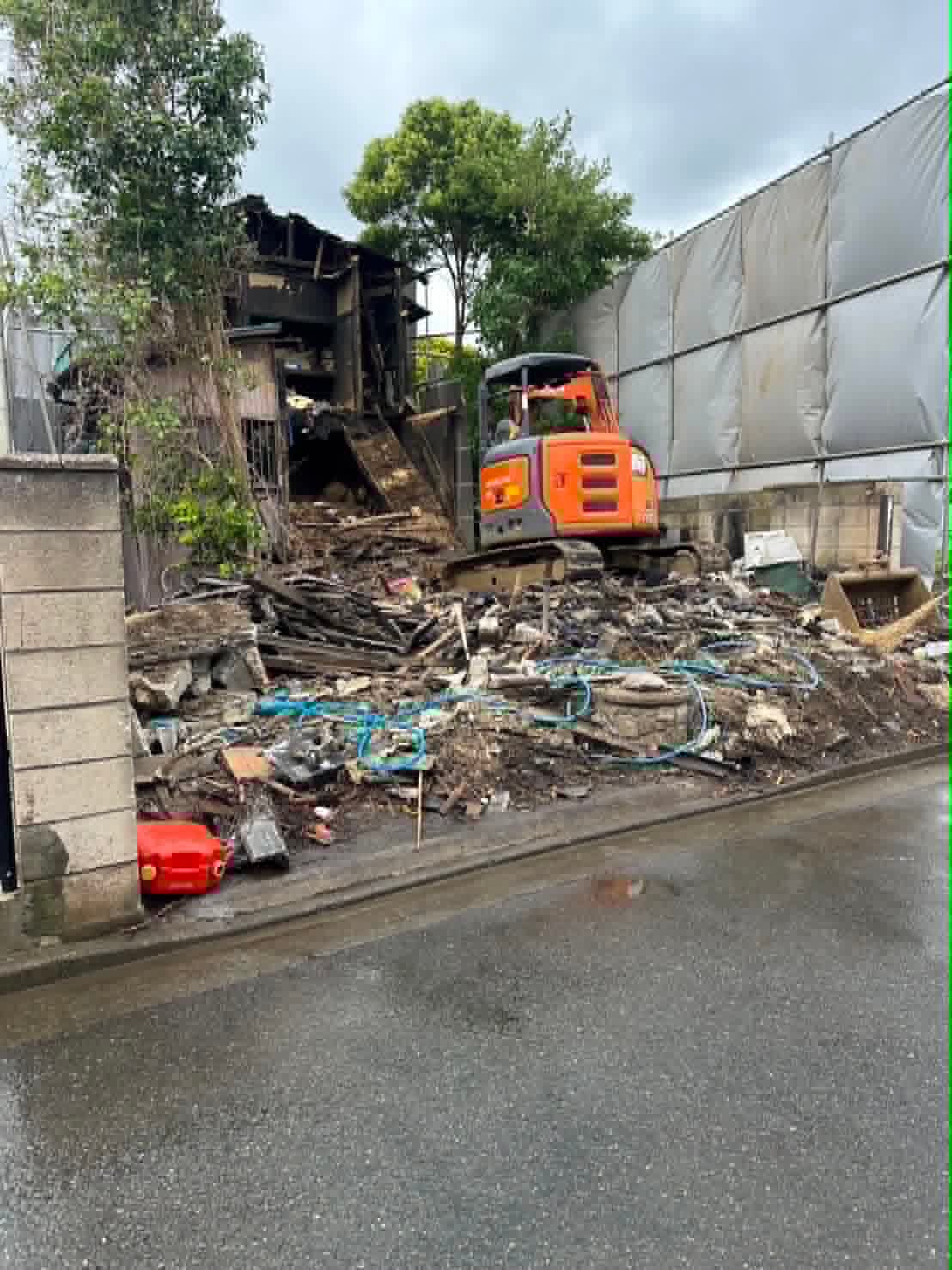 2026/06/19の解体状況：重機解体