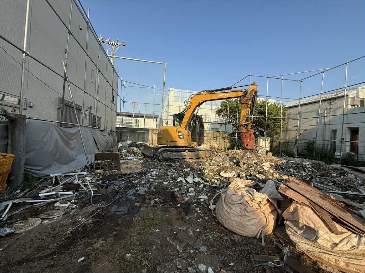 2026/02/06の解体状況：混合搬出