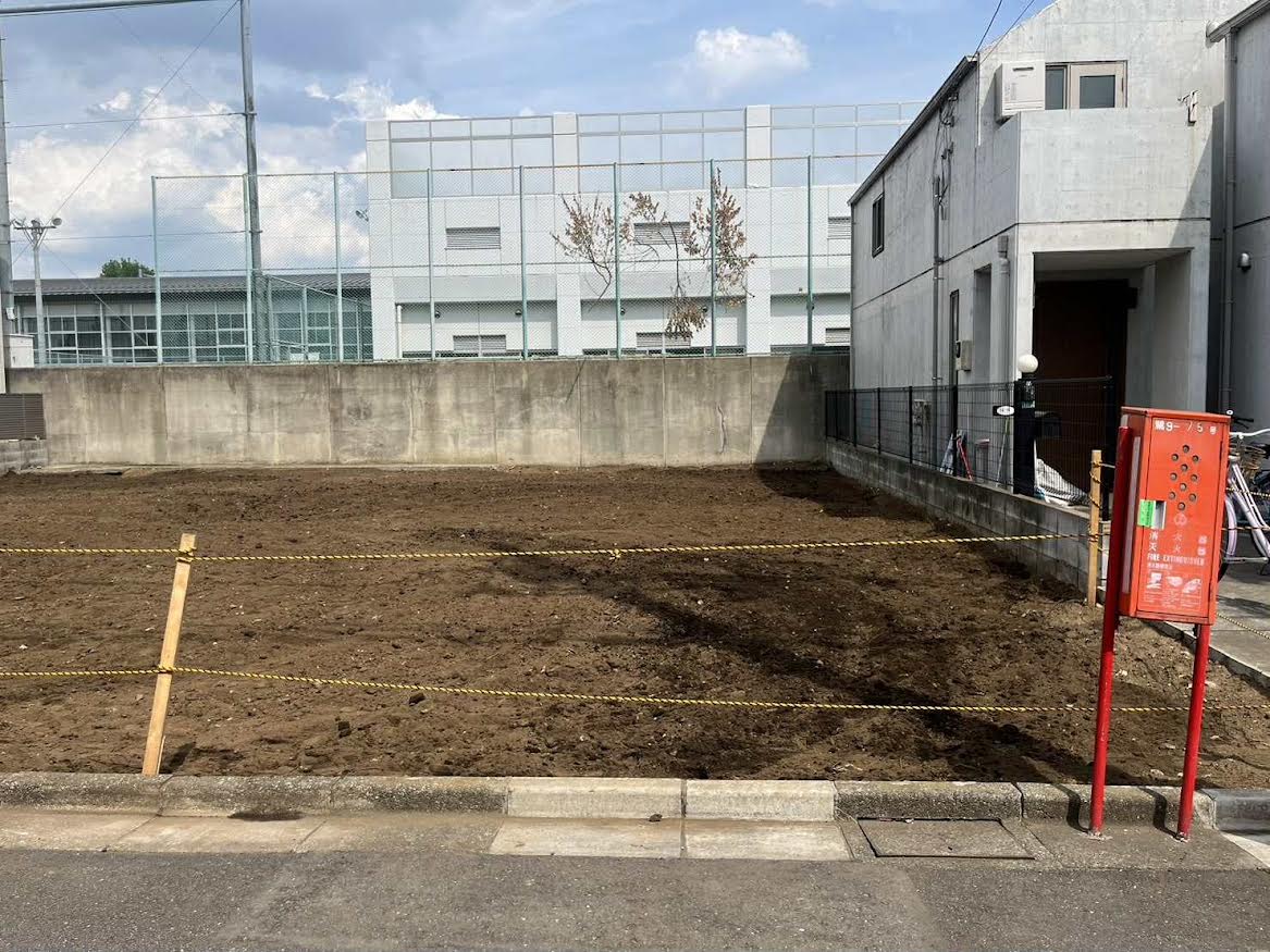 2026/02/06の解体状況：整地完了→清掃→トラロープ