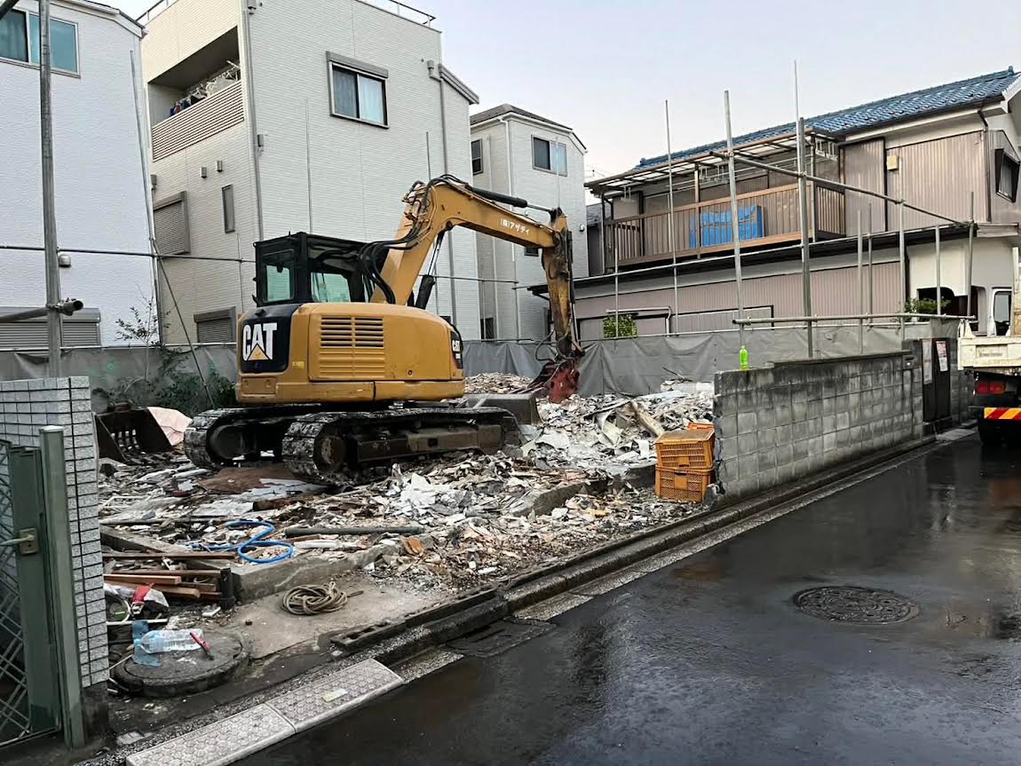 2026/07/18の解体状況：上屋重機解体